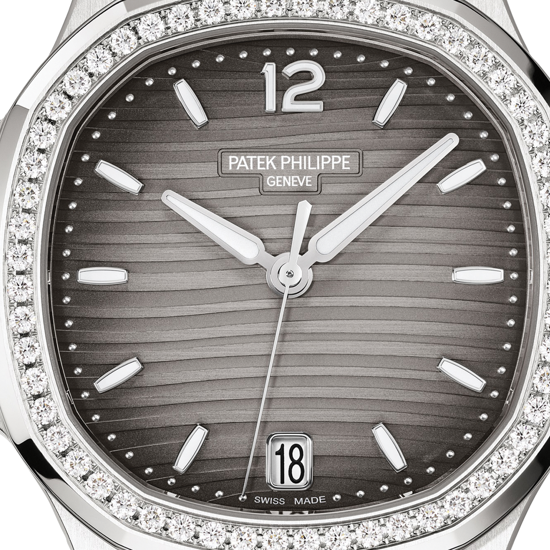 PTK Nautilus Silver Watch – Grey Dial