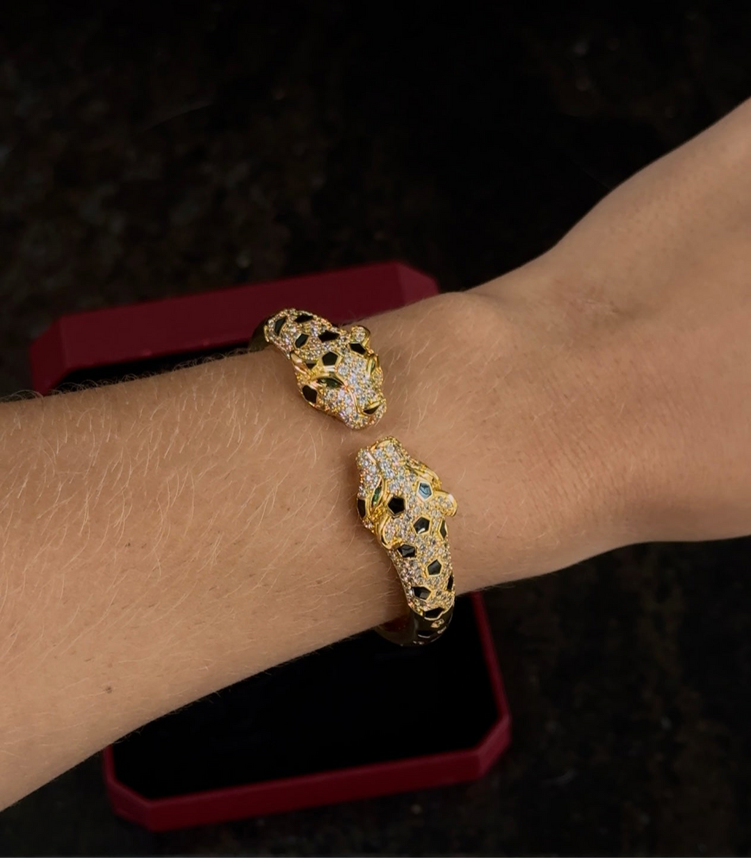 PANTH DE CART BRACELET ARTICULATED GOLDEN
