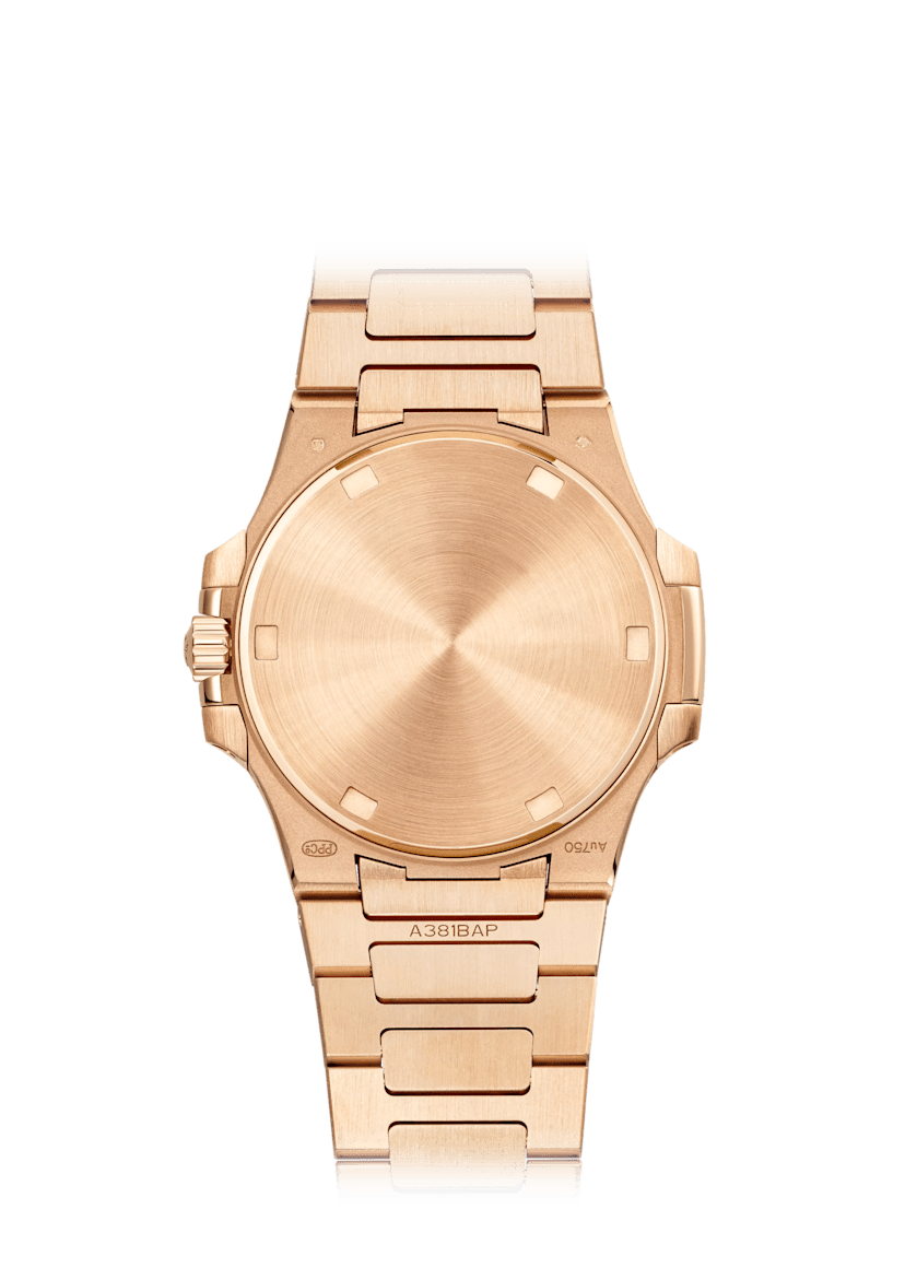 PTK Nautilus Rose Gold Watch - Purple Dial