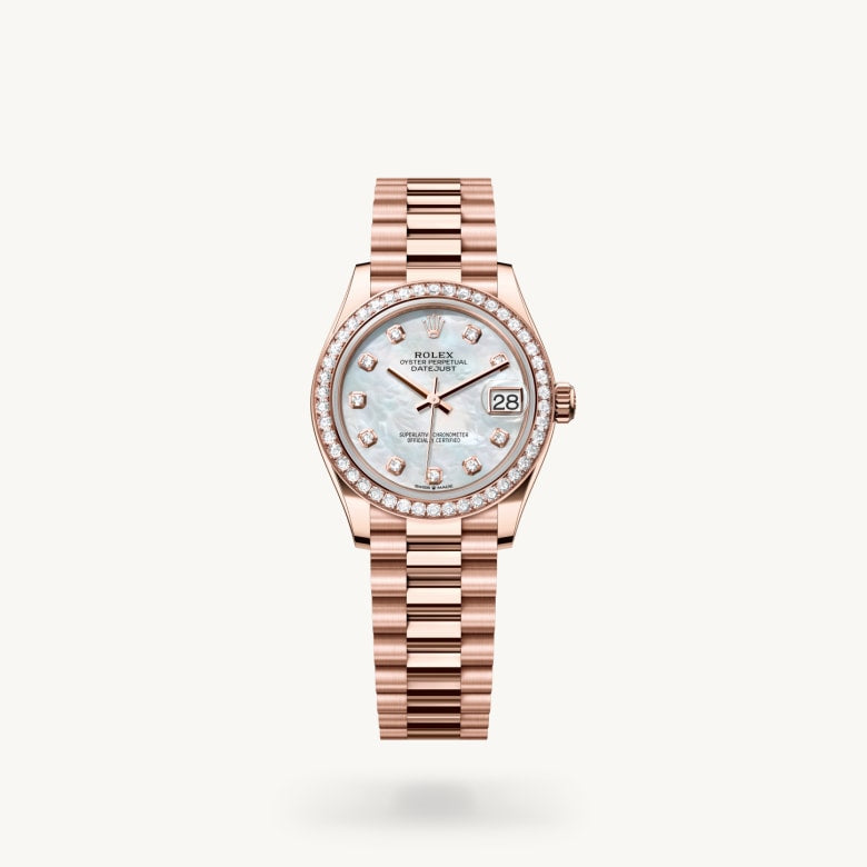 Rose Golden RLX Date Just 31 Watch