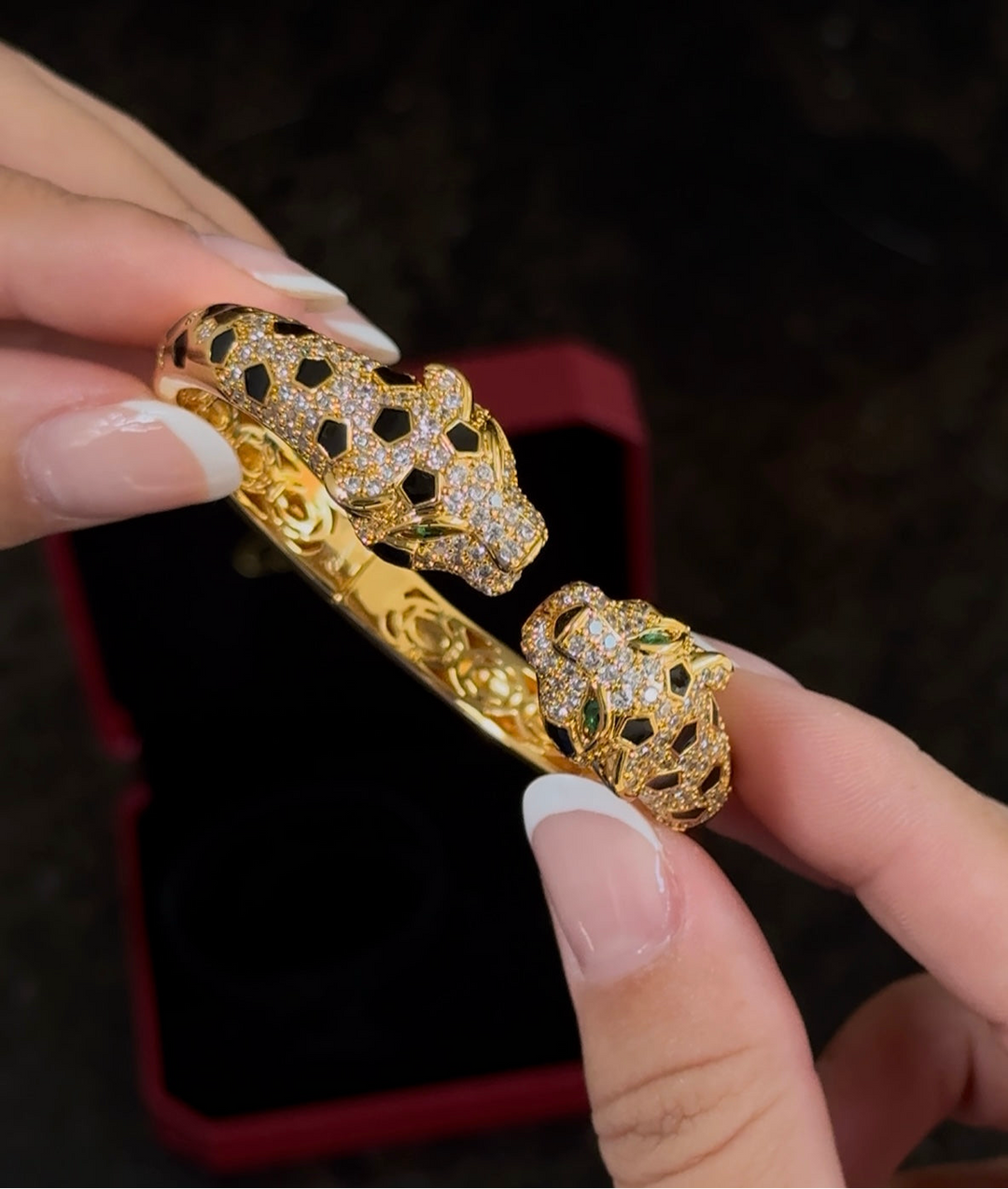 PANTH DE CART BRACELET ARTICULATED GOLDEN
