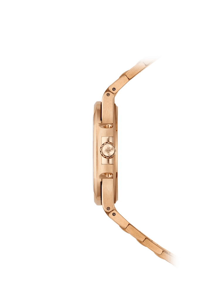 PTK Nautilus Rose Gold Watch - Purple Dial - 32 mm