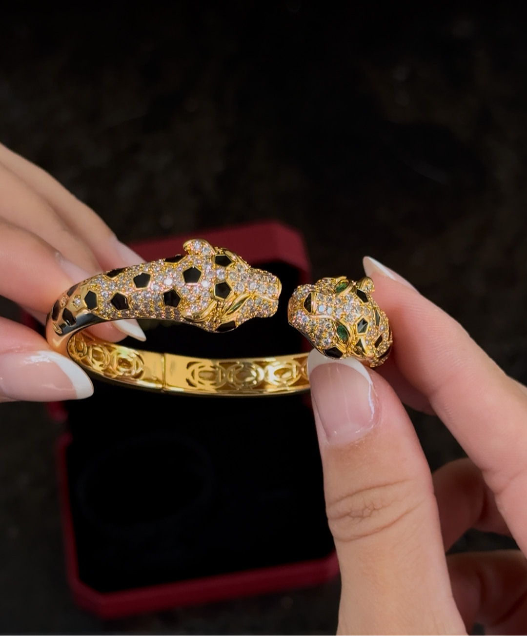 PANTH DE CART BRACELET ARTICULATED GOLDEN