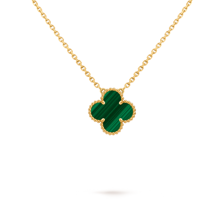 Vintage Alhambra Pendant Necklace - Green