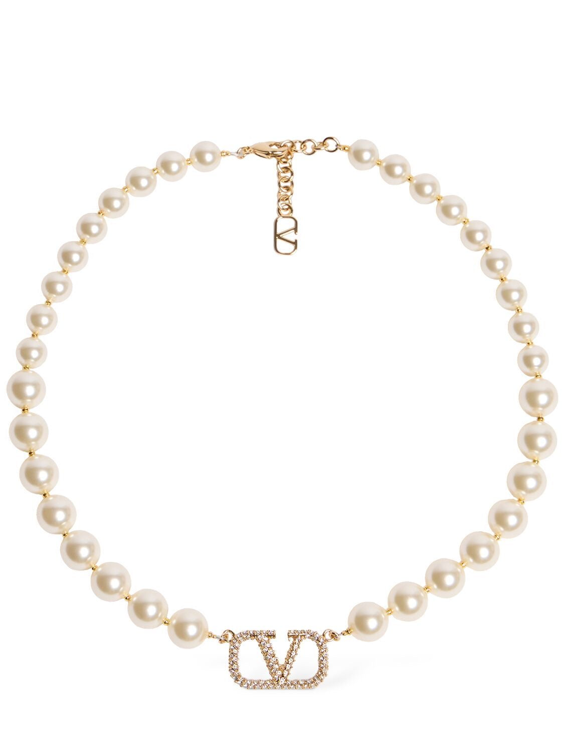 Valentino-Inspired Pearl Necklace