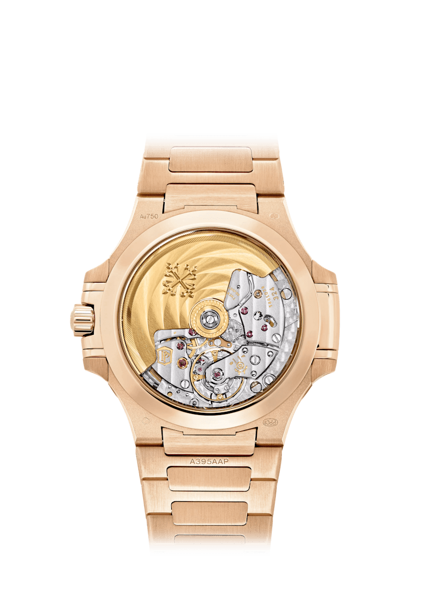 PTK Nautilus Rose Gold Watch - Gold Dial