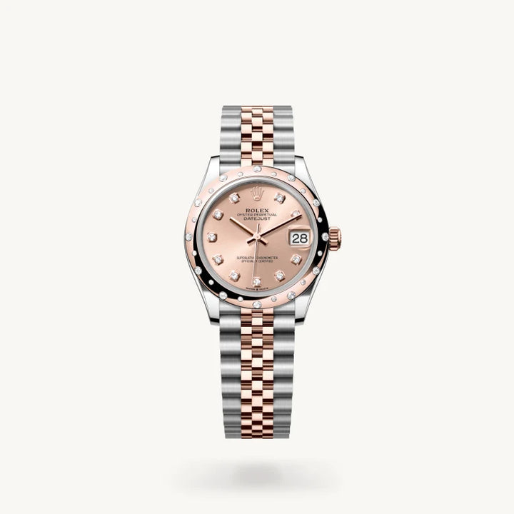 RLX Date Just 31 Rose Watch – Zirconia Dial