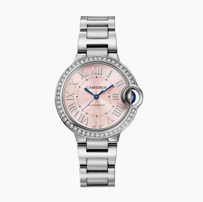 Cart Bleu 33mm - Rose Encrusted