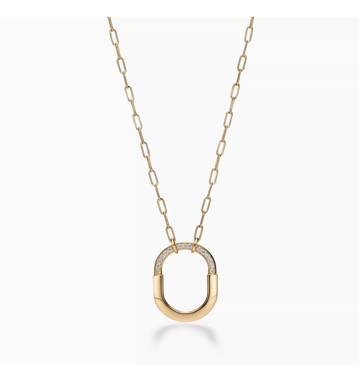Golden Lock Necklace