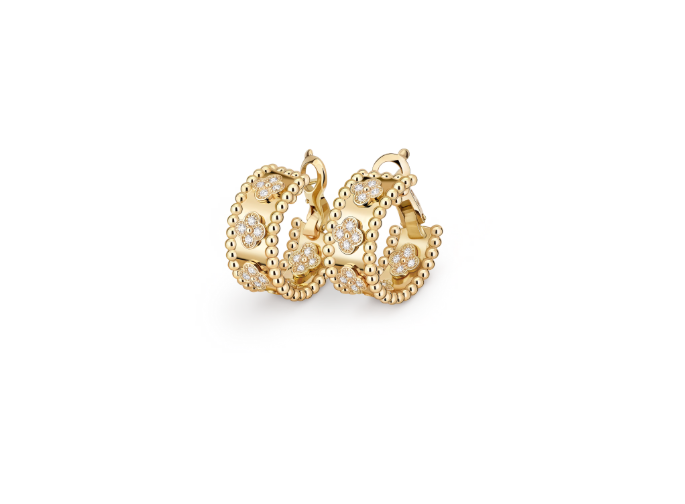 Golden Clovers Earrings
