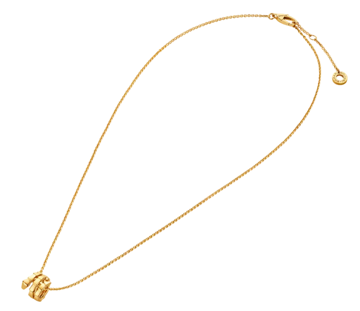 Serpenti Pendant Necklace Golden