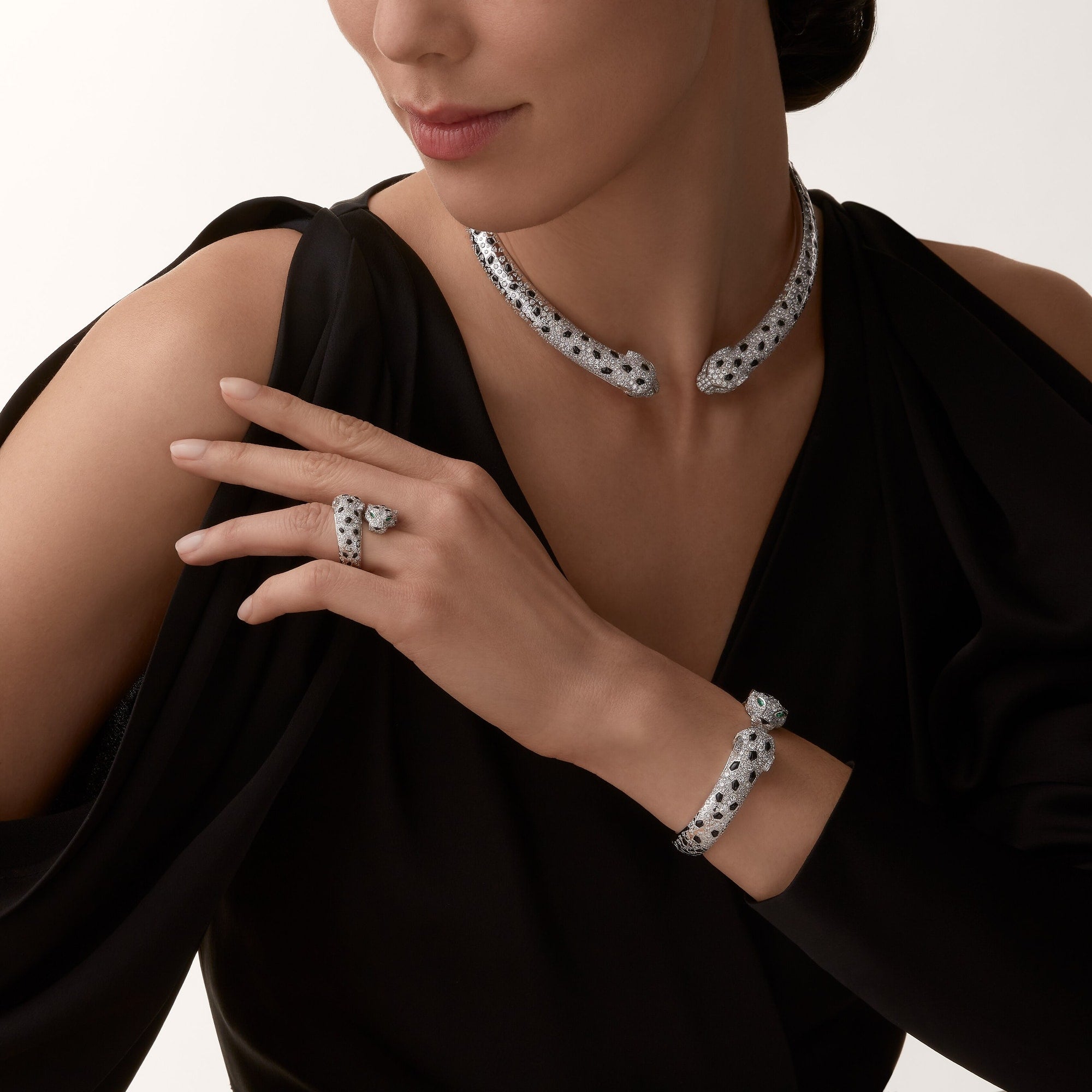 PANTH DE CART BRACELET ARTICULATED SILVER