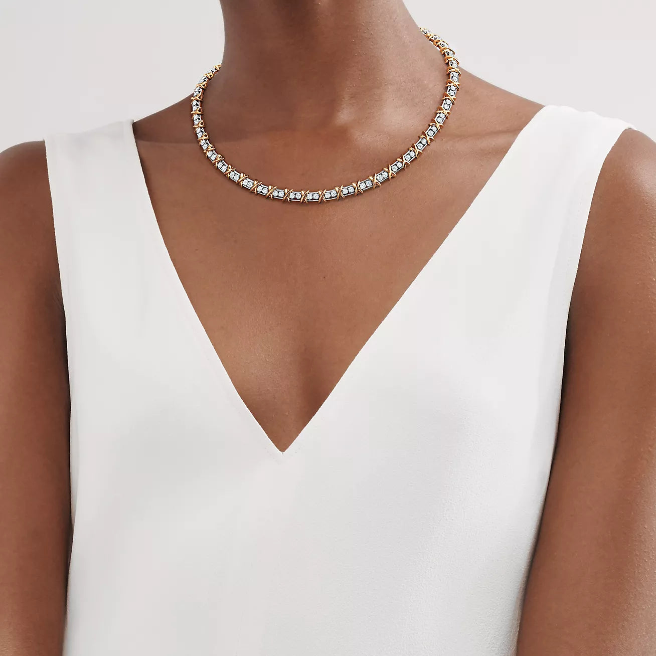 TIFF-Inspired Riviera Necklace Semi-Jewelry