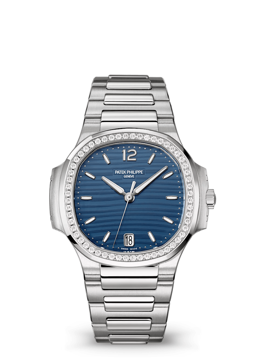 PTK Nautilus Silver Watch – Blue Dial