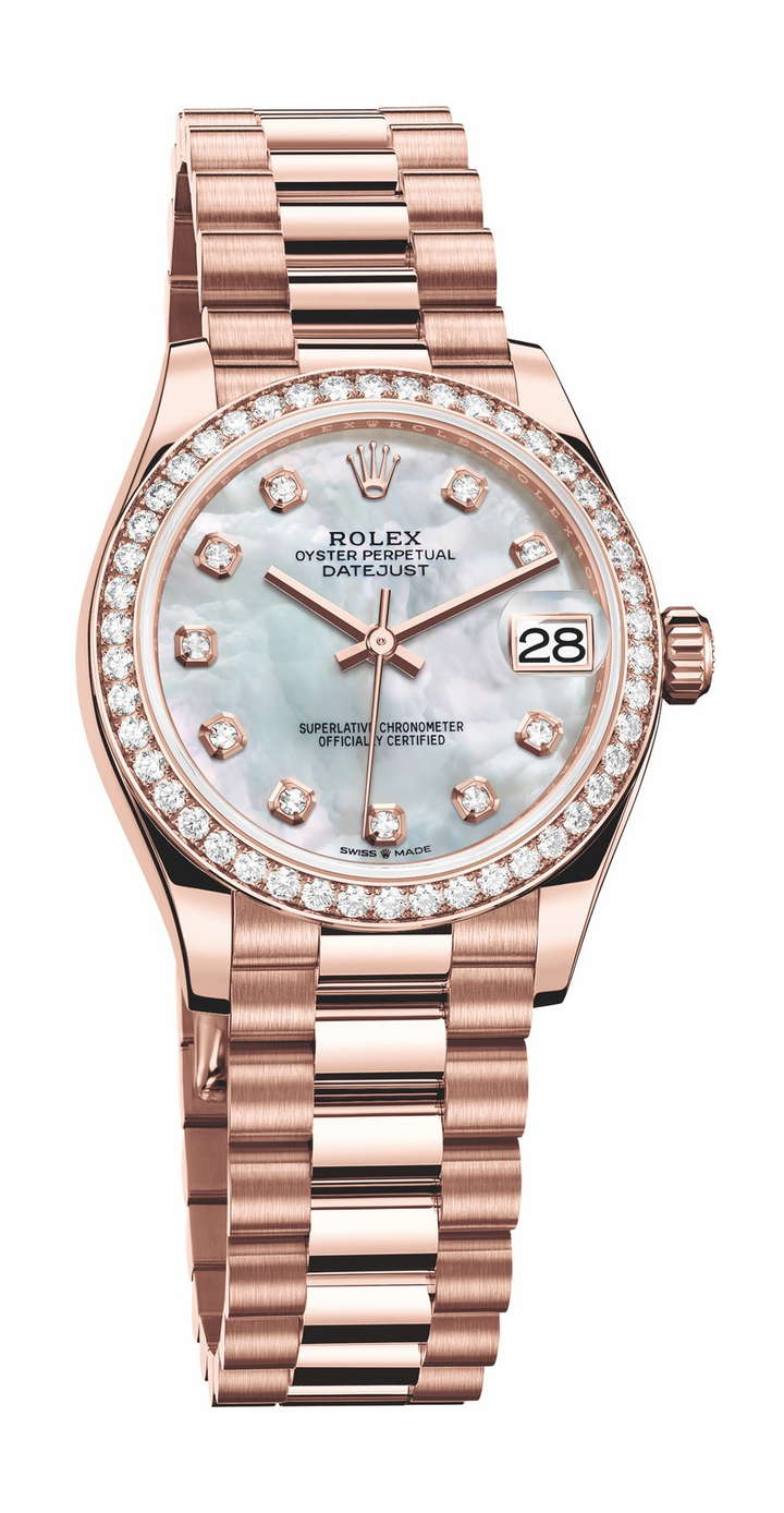 Rose Golden RLX Date Just 31 Watch