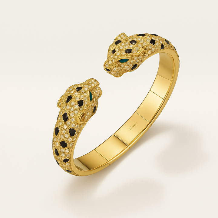 PANTH DE CART BRACELET ARTICULATED GOLDEN