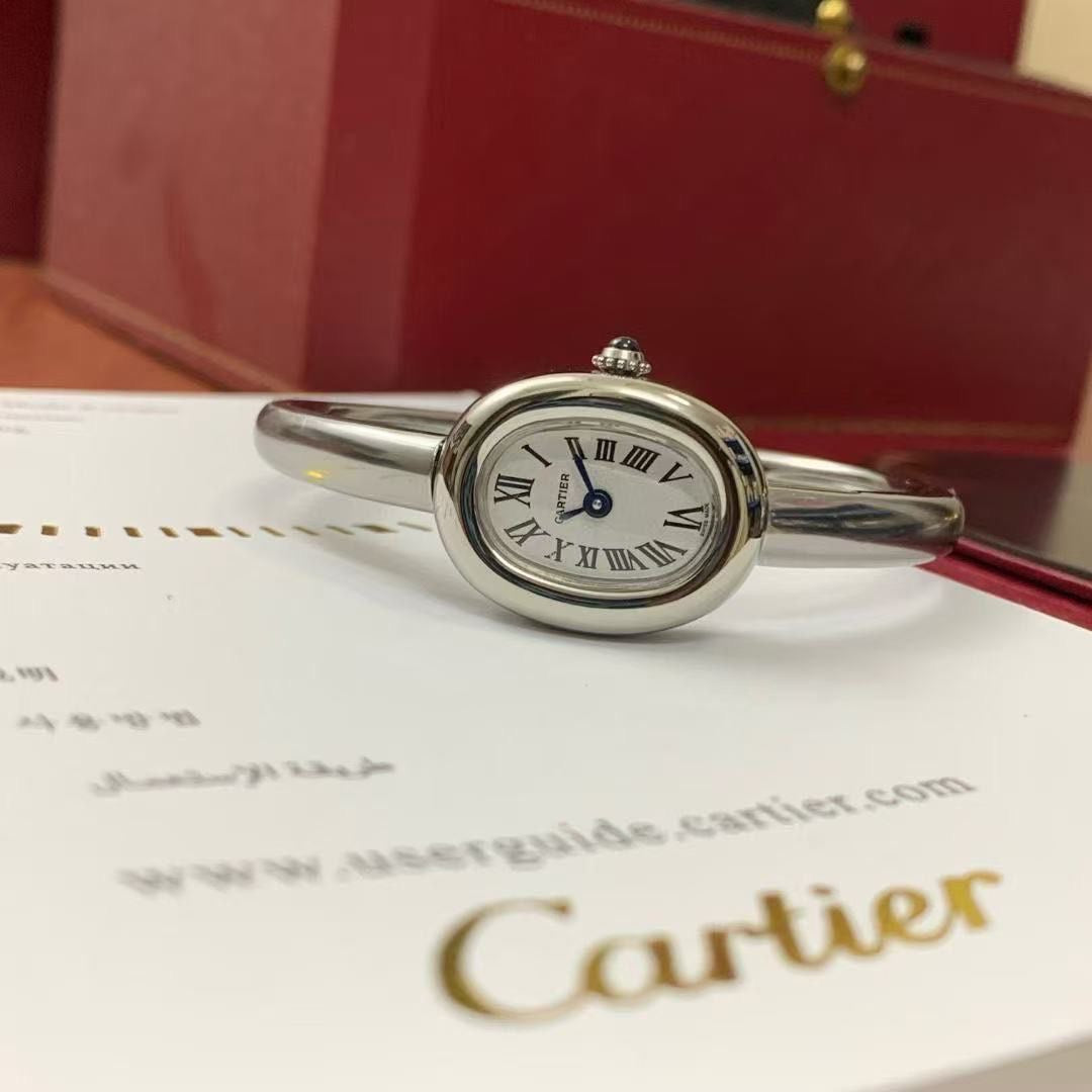 Cart Baignoire Bracelet Watch – Silver