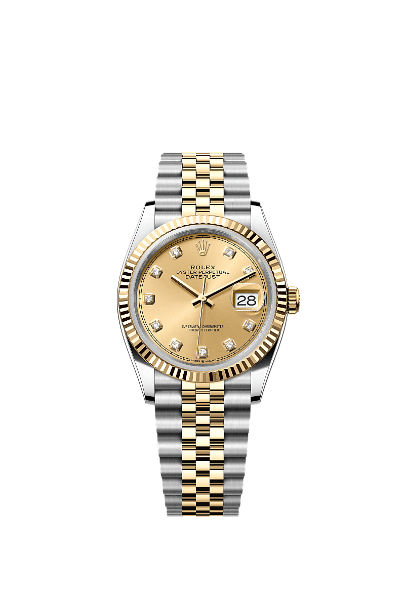 Golden Dial RLX Date Just 31 Watch