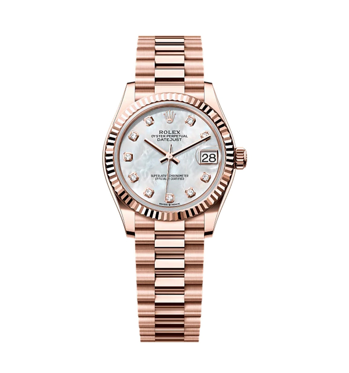 Rose Gold RLX Date Just 31 Watch